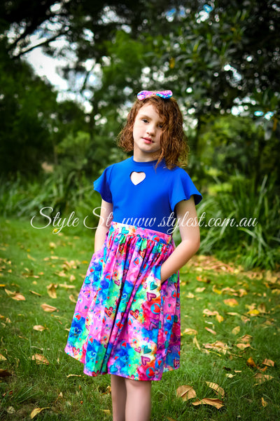 "Vivid Love" Children's Dress