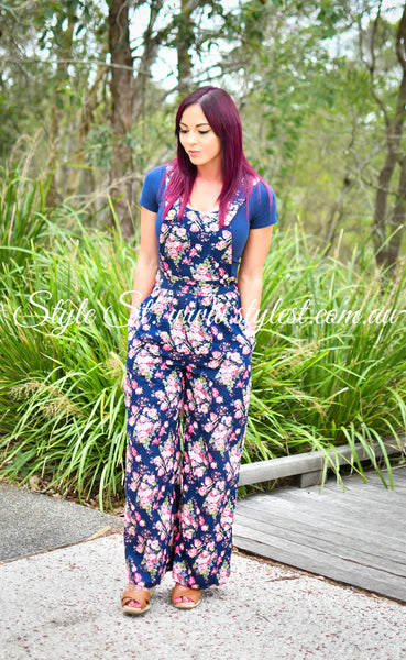 "Raspberry Kiss" Ladies Overalls